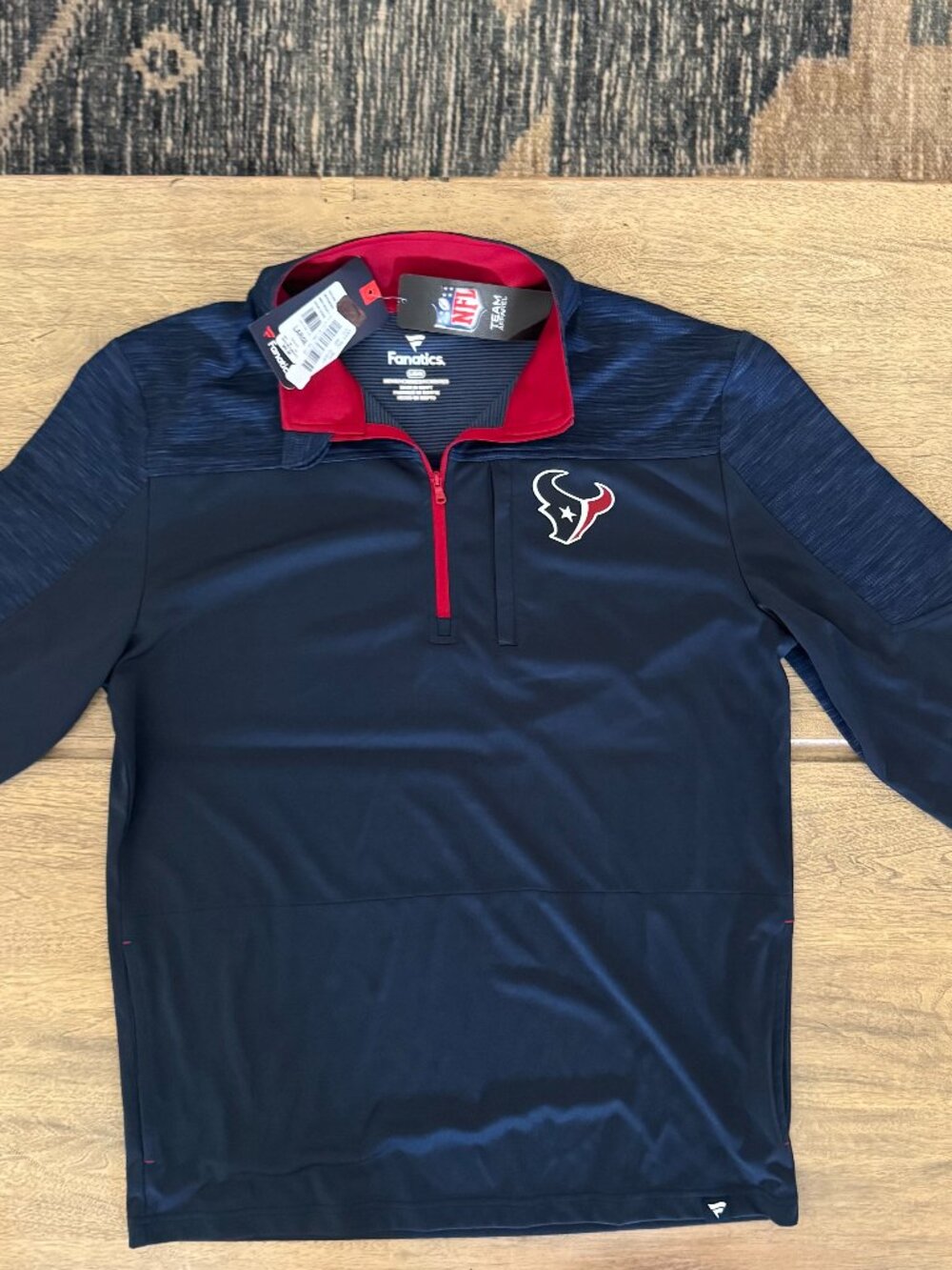 Houston Texans Fanatics Quarter-zip